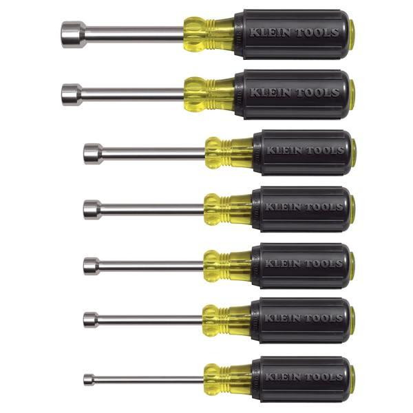 Klein Tools 7-Piece Magnetic Tip Nut Driver Set