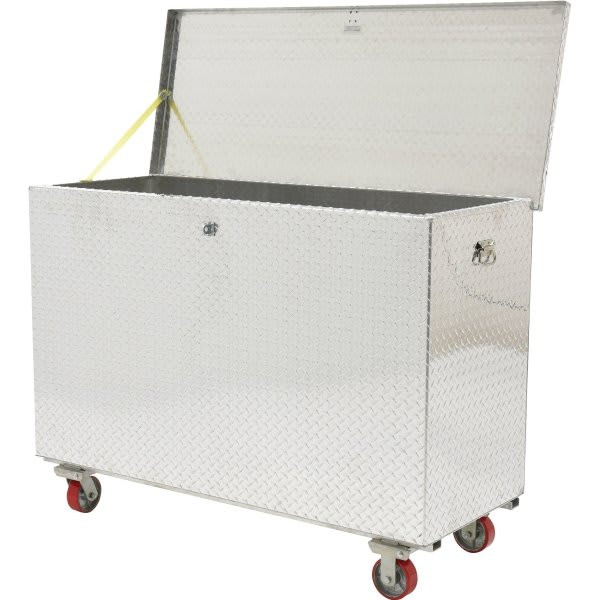 Vestil Aluminum Portable Tool Box With Casters - 60w X 24l X 36"H