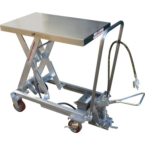 Hydraulic Partially Ss Cart 1000 Lb 20 X 32-1/2