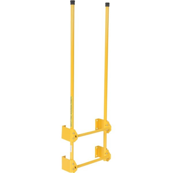Vestil Yellow 2-Step Walk-Through Dock Ladder 1'