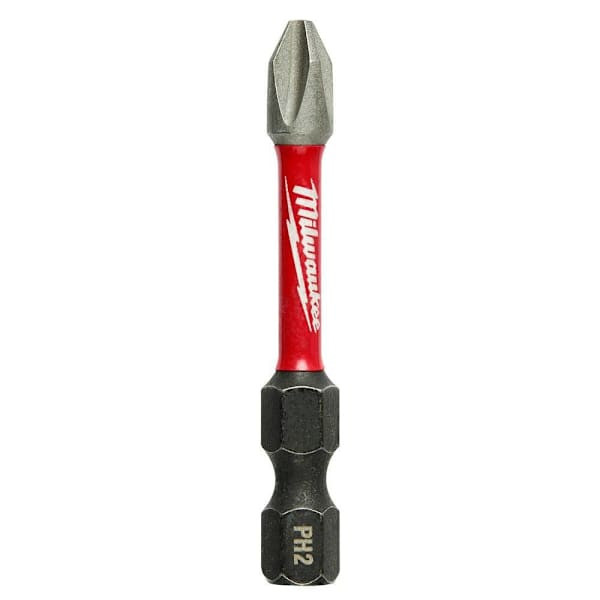Milwaukee Shockwave 2" Impact Phillips #2 Power Bit, Package Of 5