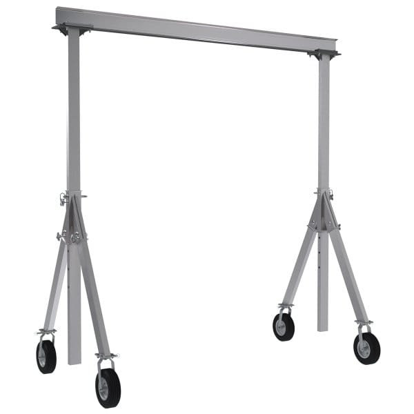 Vestil 1500 Lb Capacity Aluminum Pneumatic Caster Gantry Crane 12' X 12'