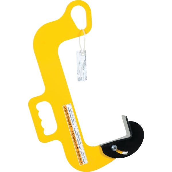 Vestil 1000 Lb Capacity Yellow Steel Overhead Coil Hook 6" W