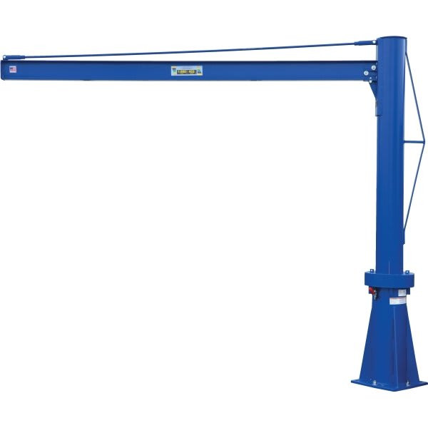 Vestil 1000 Lb Capacity Blue Multi-Station Transportable Jib Crane 8' X 6'