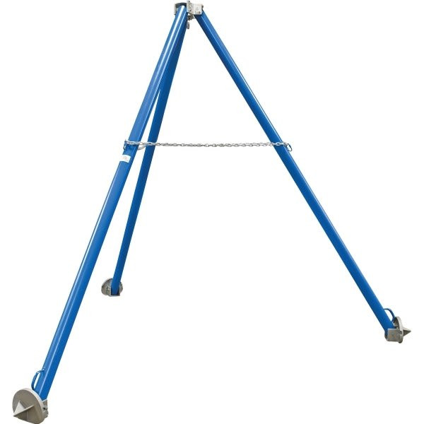 Vestil 2000 Lb Capacity Steel Tripod Hoist Stand With Fixed Height Leg