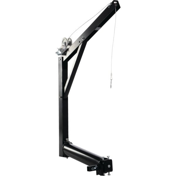 Vestil 600 Lb Capacity Black Hitch-Mounted Truck Jib Crane