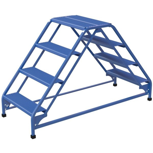 Vestil Perforated 4-Step Double Sided Ladder 65.56 X 26.06"