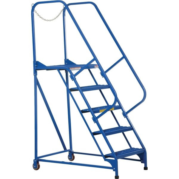Vestil Grip Strut 5-Step Maintenance Ladder 49.75"