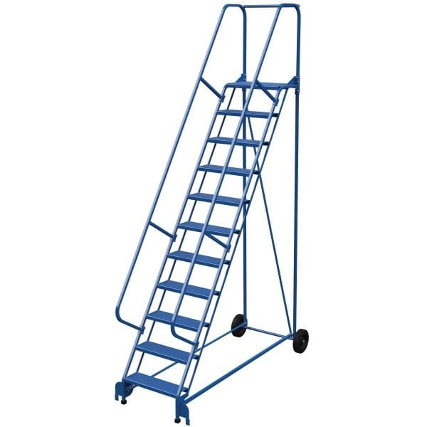 Vestil 58° Perforated 11-Step Roll-A-Fold Ladder 85.13 X 34.25"