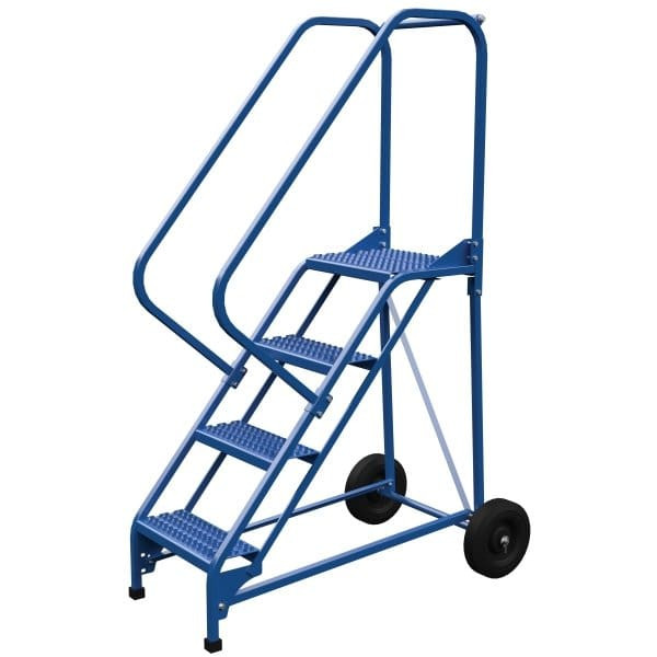 Vestil 50° Grip Strut 4-Step Roll-A-Fold Ladder 45.81 X 28"