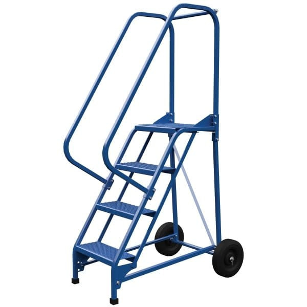 Vestil 58° Perforated 4-Step Roll-A-Fold Ladder 41.5 X 28"
