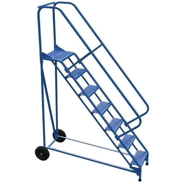 Vestil 50° Perforated 7-Step Roll-A-Fold Ladder 70.81 X 28"