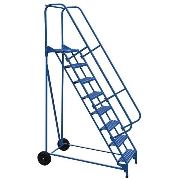 Vestil 58° Grip Strut 8-Step Roll-A-Fold Ladder 66.38 X 34.25"