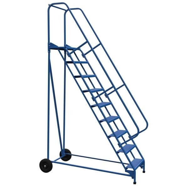 Vestil 58° Perforated 9-Step Roll-A-Fold Ladder 72.56 X 34.25"