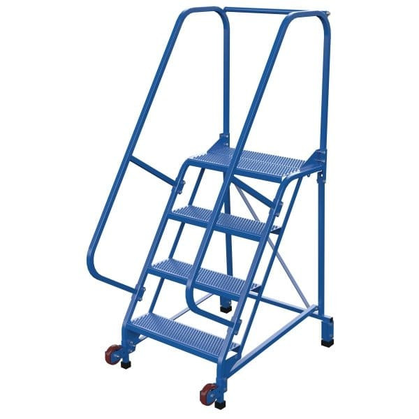 Vestil 58° Perforated 4-Step Tip-N-Roll Ladder 42.06 X 29.5"