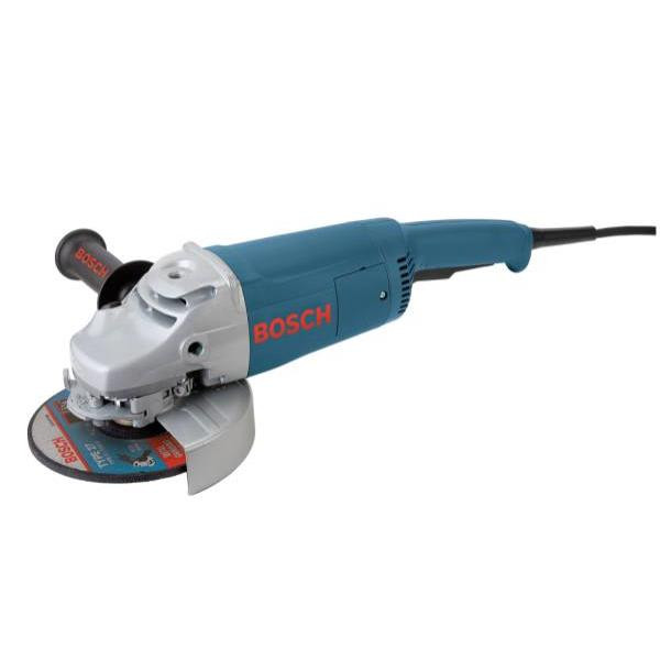 Bosch 7 In 15 Amp Corded Large Angle Grinder W/ Rat Tail Handle