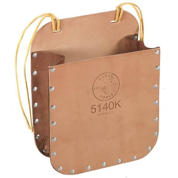 Klein Tools Strap-Leather Bag Brown