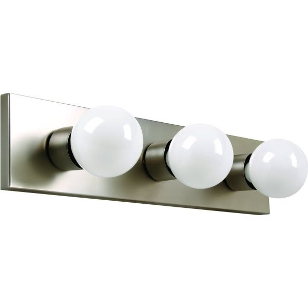 18 In. 100w 3-Light Incandescent Bath Vanity Fixture 603-35