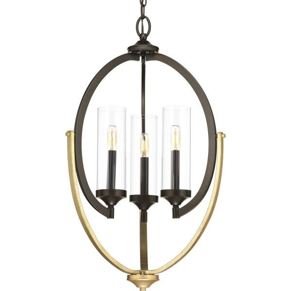 Progress Lighting Evoke 3-Light Indoor Chandelier (Glass) P400024-020