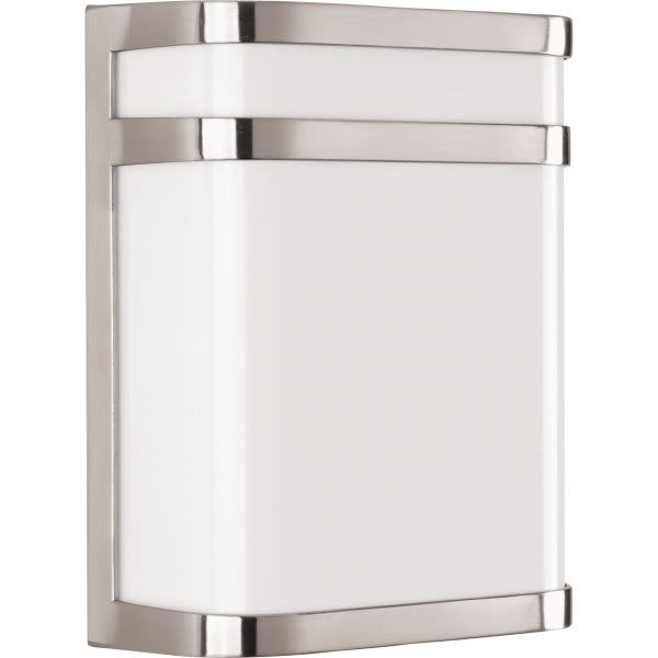 Progress Lighting Led Valera Brushed Nickel One-Light Wall Lantern