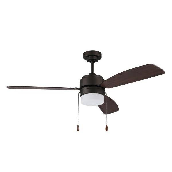Litex Ausmus 52 In. Led Ceiling Fan W/ Light (Bronze)