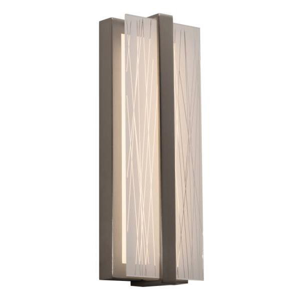 AFX Gallery 14 In. LED Wall Sconce Satin Nickel 120v, 3000k