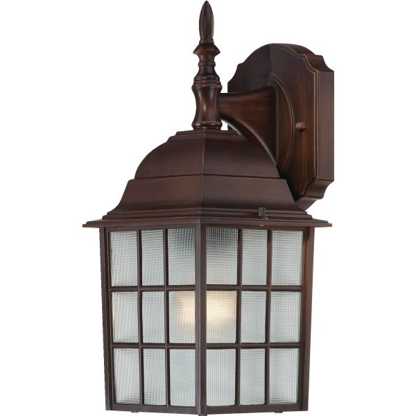 Nuvo Lighting Adams 6.12 X 13.75 In. 1-Light Outdoor Lantern (Bronze)