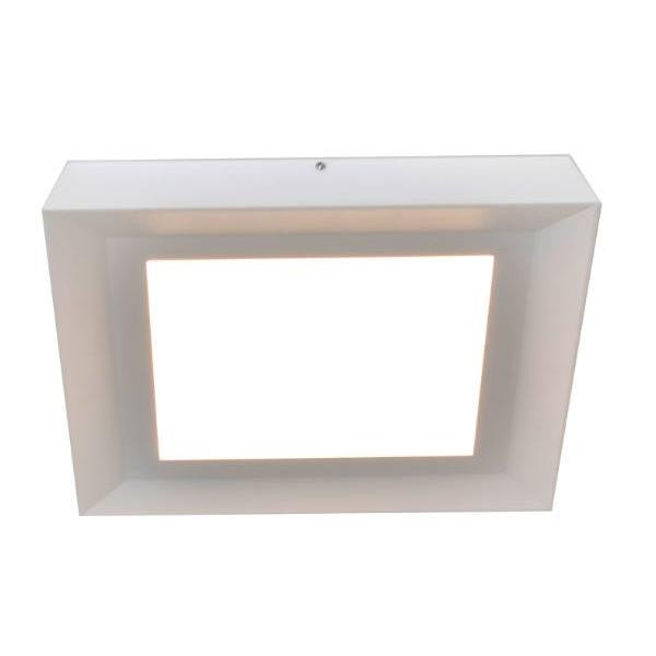 AFX Zurich 15 In. LED Flush Mount White 120v, 3000k