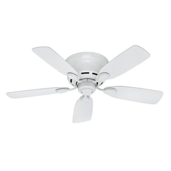 Hunter Fan Low Profile 42 In 5-Blade Indoor Ceiling Fan (White)