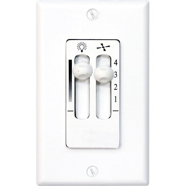 Progress Lighting Airpro Ceiling Fan Speed And Lighting Control White