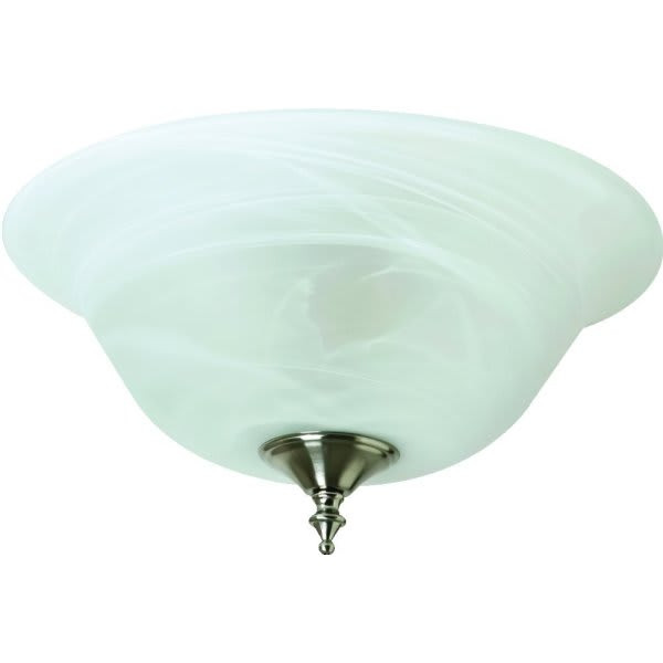 Seasons 12 Inch Two-Light Flush Mount Fixture/Ceiling Fan Light Kit