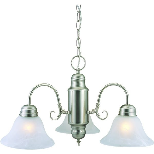 Design House Millbridge 3-Light Indoor Chandelier Satin Nickel