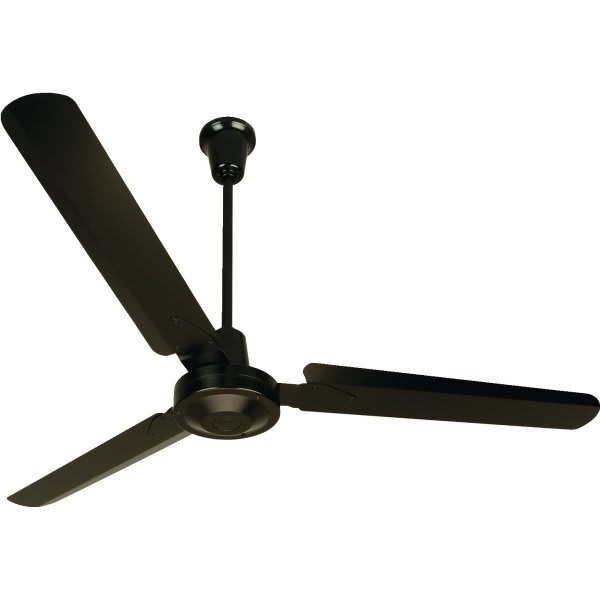 Craftmade 58 In Dual-Mount Ceiling Fan (Flat Black)