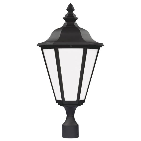 Generation Lighting Brentwood 13 X 25.7 In. 1-Light Outdoor Lantern (Black)