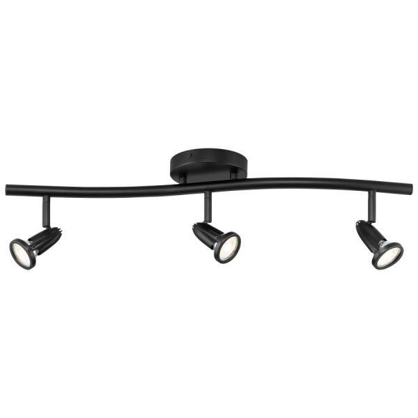 Access Lighting Cobra 27 Inch Wide Black Led Ceiling Light With Black Shade