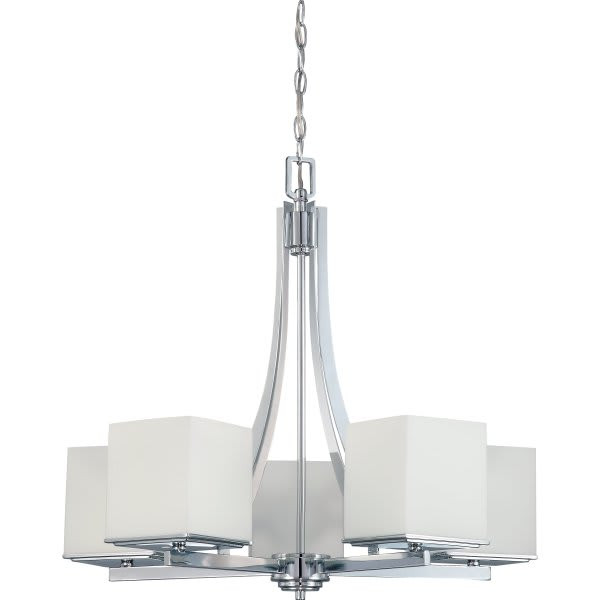 Satco Nuvo Bento 5-Light Indoor Chandelier