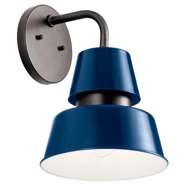 Kichler Lozano 13 In. 1-Light Outdoor Wall Sconce (Blue)