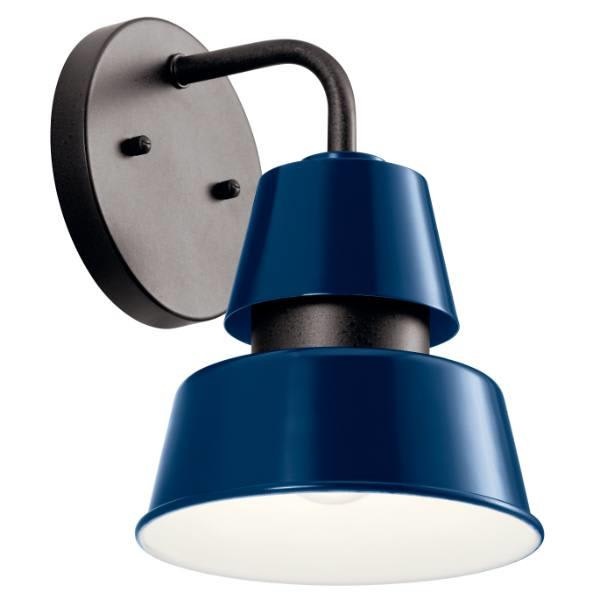 Kichler Lozano 9.75 In. 1-Light Outdoor Wall Sconce (Blue)