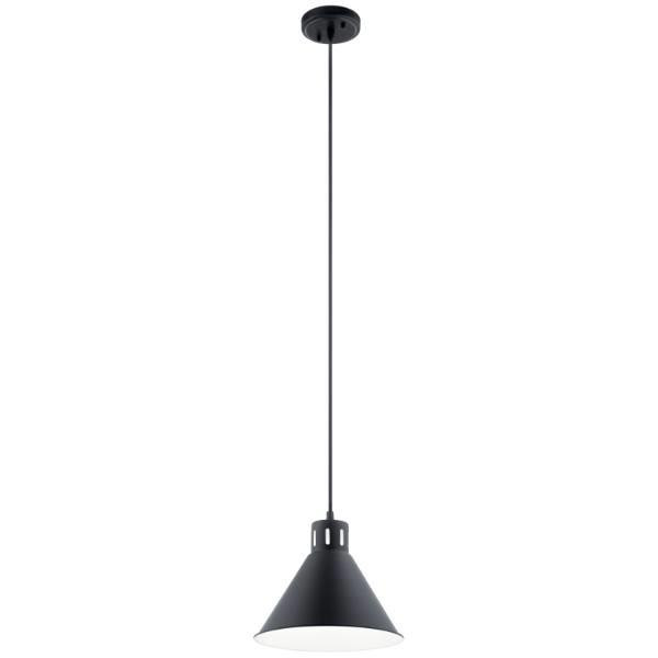 Kichler Zailey 1-Light Pendant Fixture (Black)