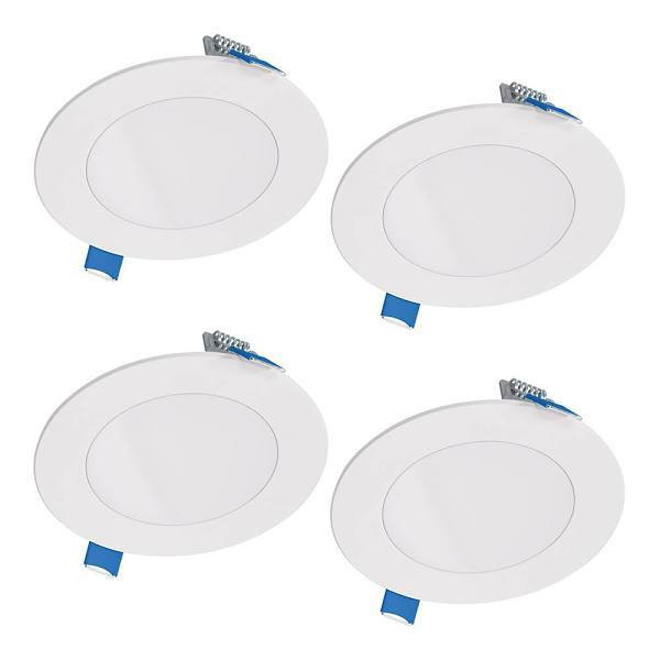 Cooper Lighting 4" Halo Lite 10.1 Watt Led Downlight, Direct Mount, (4-Pack)