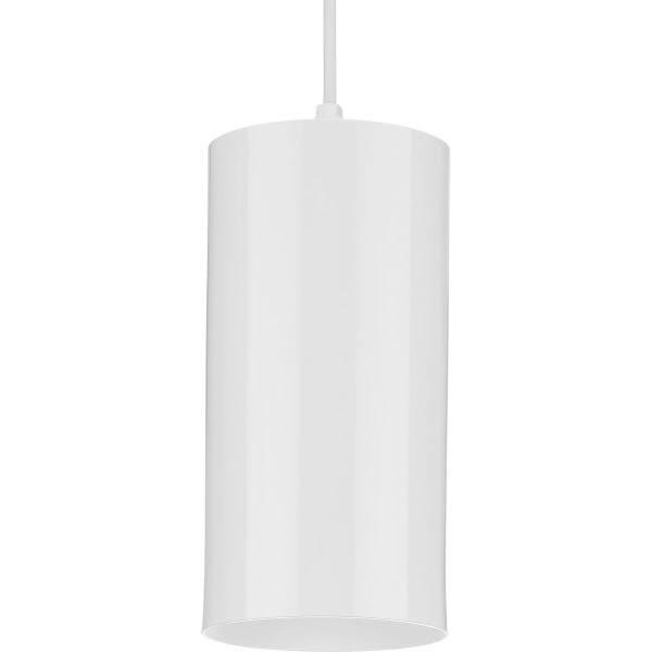 Progress Lighting P500356-030 Cylinders Outdoor Ceiling Light (White)