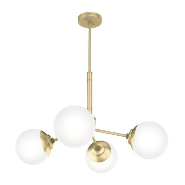 Hunter 19016 Hepburn Indoor Chandelier (Modern Brass)