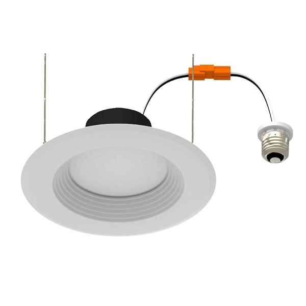 Halco 5/6 In. Selectable Cct Recessed Led Deep Baffle Downlight Wet Loc Cec Dim