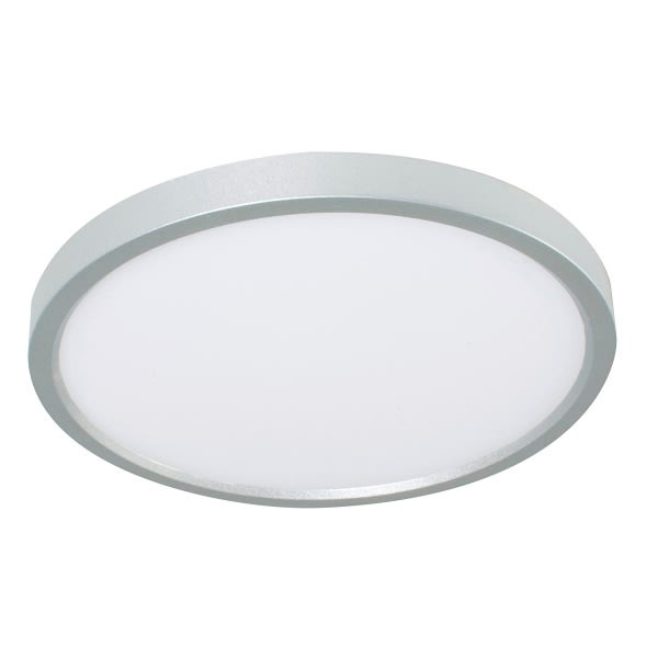 AFX Edge Round 12 In. LED Flush Mount Satin Nickel 120v, 27/30/35/40/50k