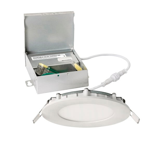 AFX Tuck 4 In. LED Flush Mount White 120v, 27/30/35/40/50k