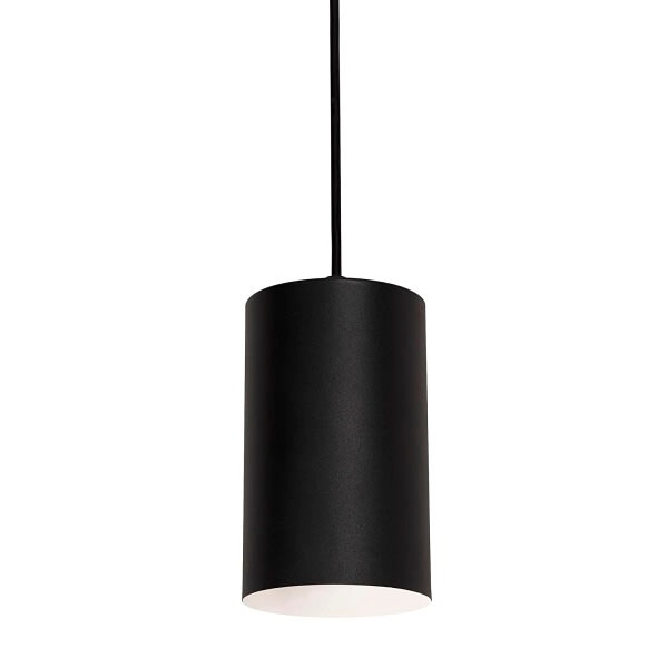 AFX Tyke 4 In. Medium Base Pendant Fixture Black 120v