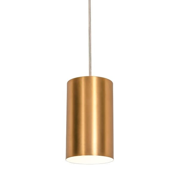 AFX Tyke 4 In. Medium Base Pendant Fixture Satin Brass 120v