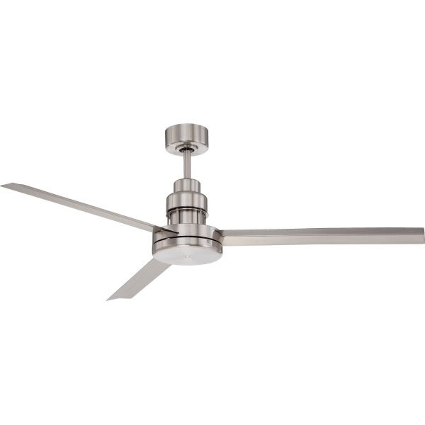 54 In Ceiling Fan W/ Remote Control (Brushed Nickel)