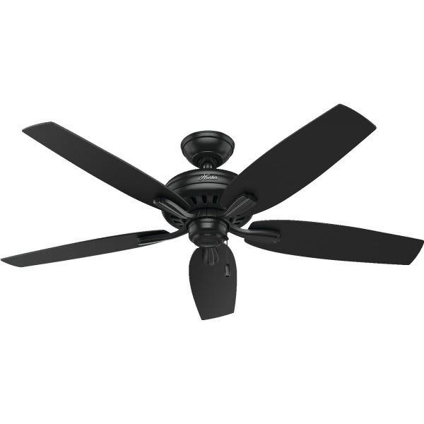 Hunter Newsome 52 In Outdoor Ceiling Fan (Matte Black)