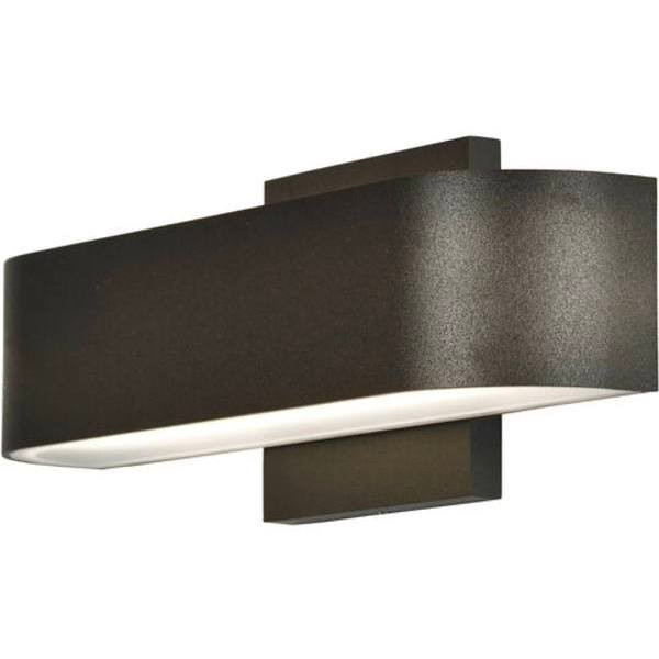 Access Lighting 11.96 In 27 Watt Outdoor Led Flush-Mount Wall Light (Bronze)